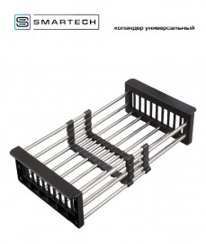 Кухонная мойка SMARTECH врезная SMR 600х450х220мм, черный